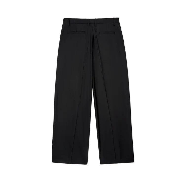 [Black] Circus Sketch Baggy Trouser