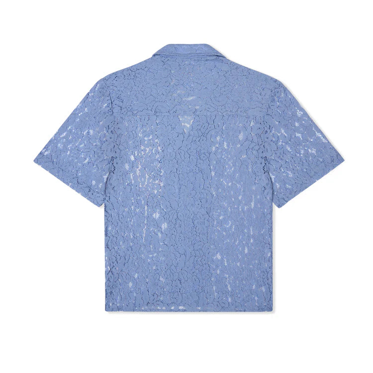 [Blue] Lace Girl Painting Shirt