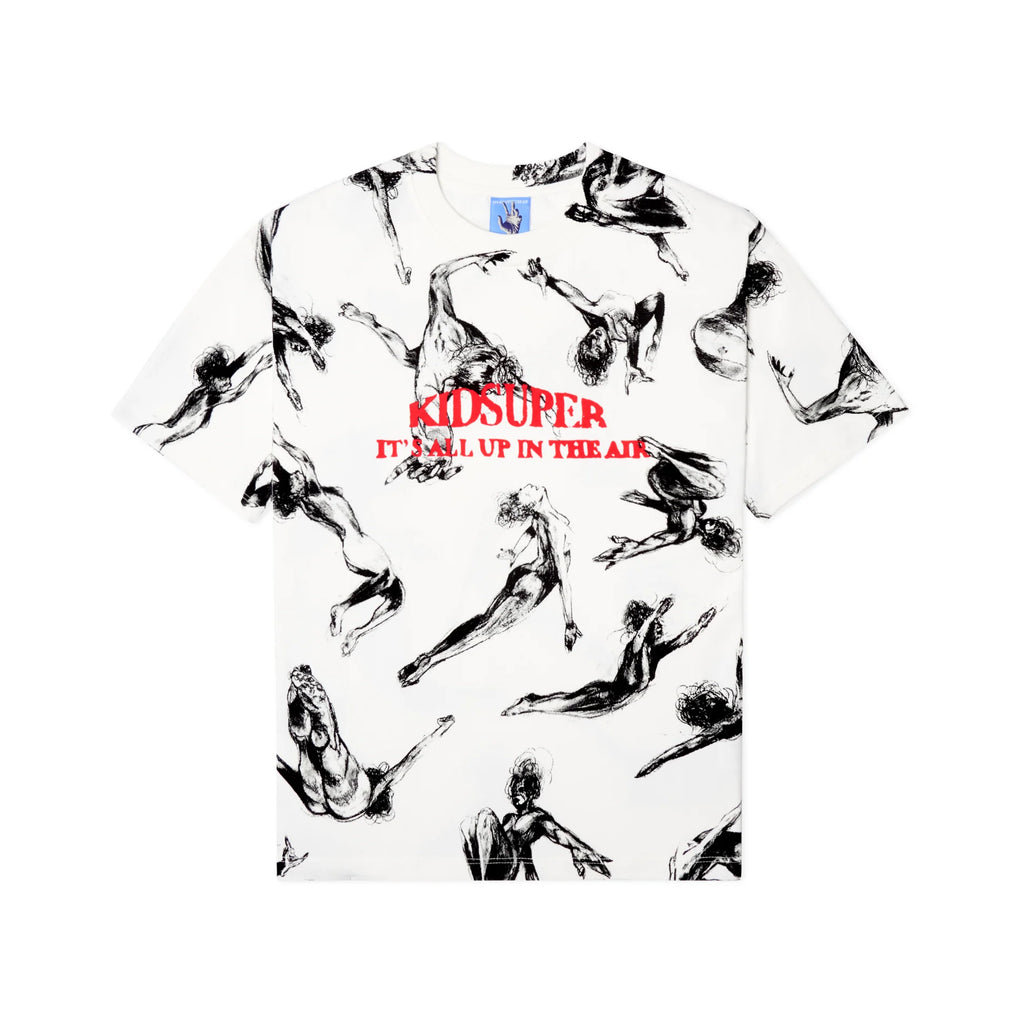 [WHITE] Trapeze Women all over print shirt