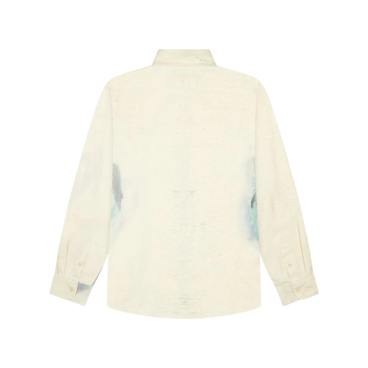 [Cream-BLUE] PAINTED FACE BUTTON DOWN SHIRT