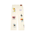 [Cream] KidSuper Museum Embroidered Cord Pant