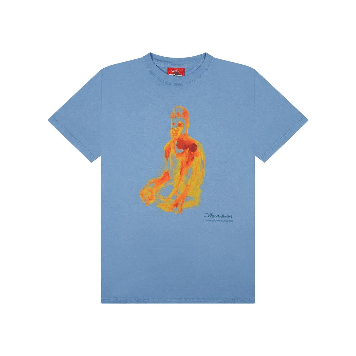 [Blue] Thinking Man Tee