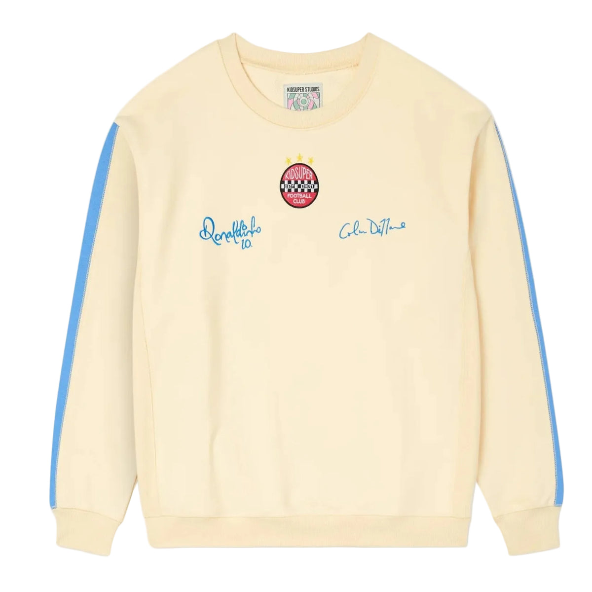 [CREAM] Ronaldinho x KidSuper Crewneck Sweatshirt