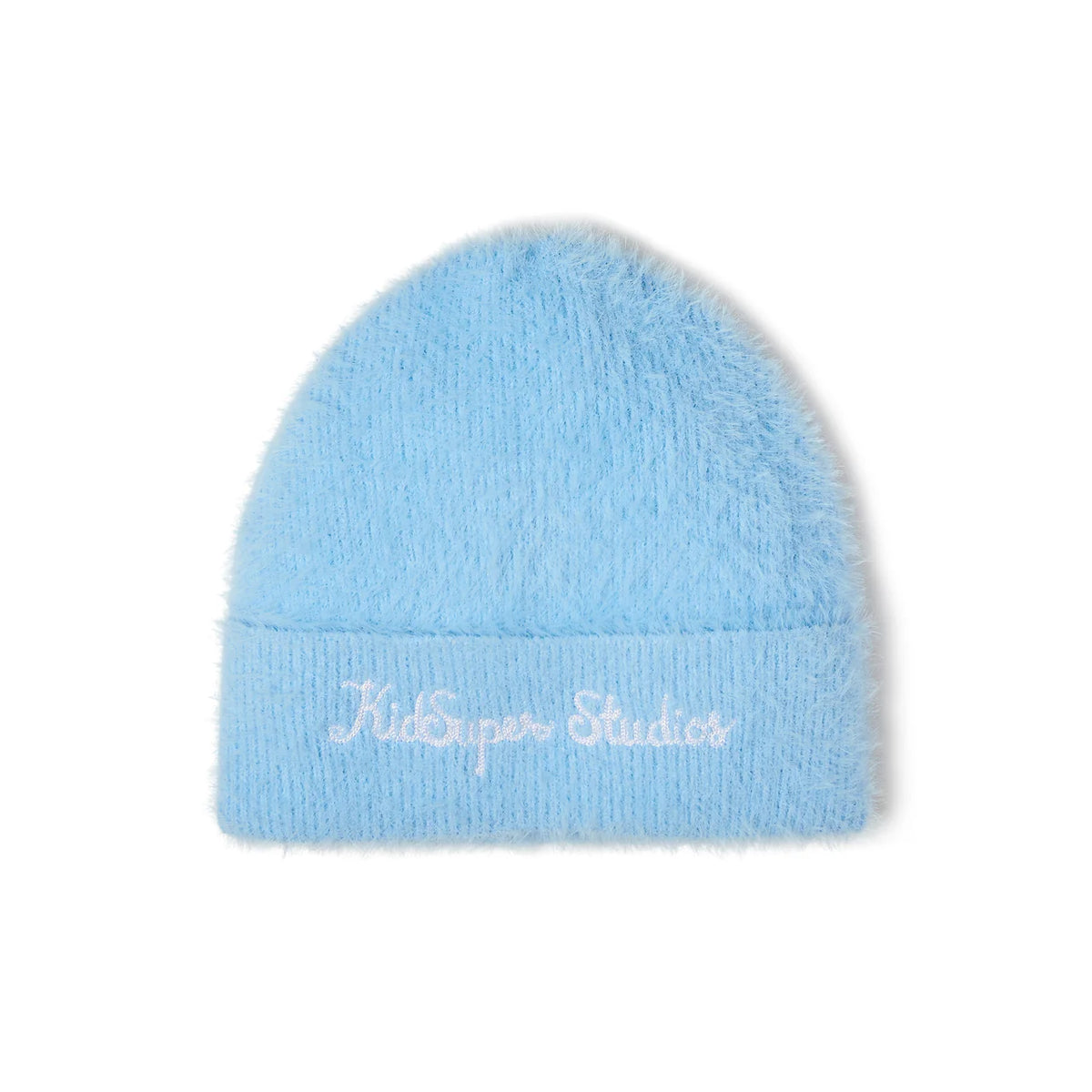 [Blue/Baby Blue] Fuzzy Knit Beanie