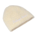 [Cream] Fuzzy Knit Beanie