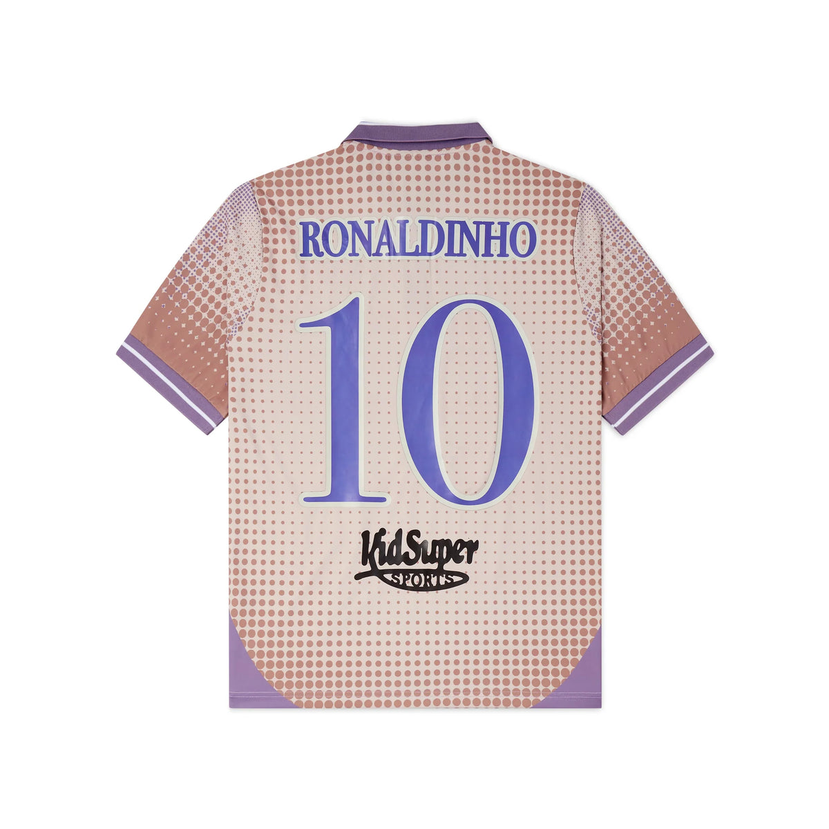 [Purple-Cream] Ronaldinho x KidSuper Soccer Jersey