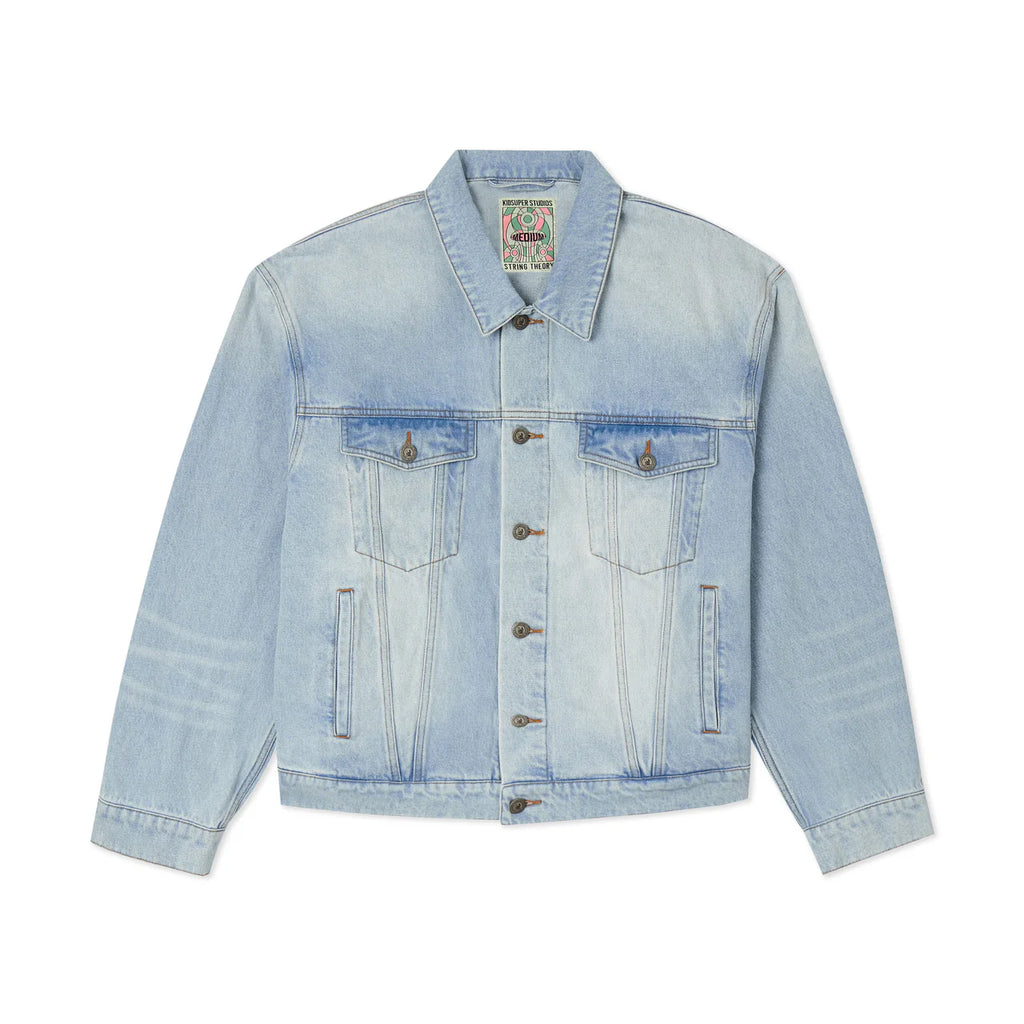 [Blue-Denim] Light Wash Denim Jacket