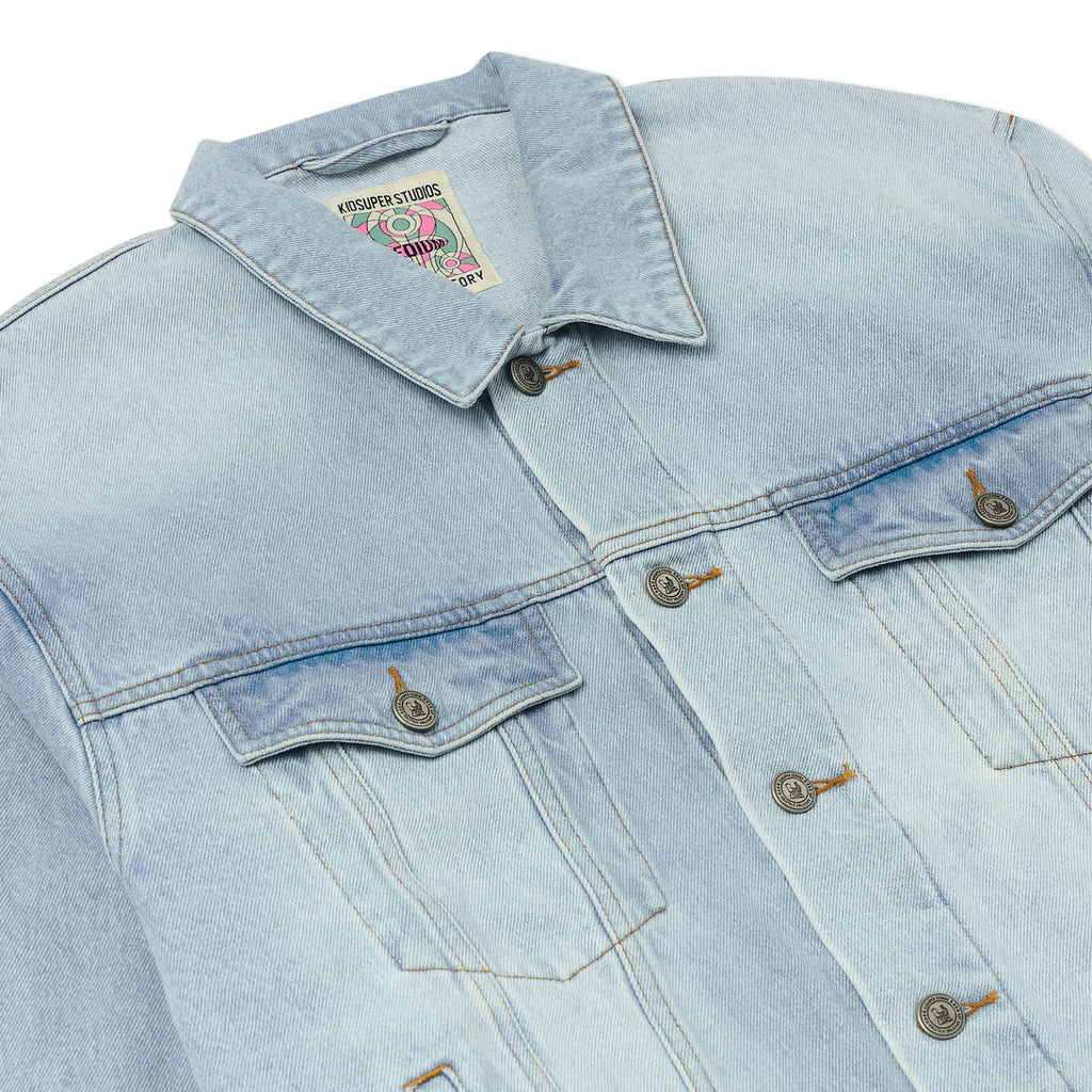 [Blue-Denim] Light Wash Denim Jacket