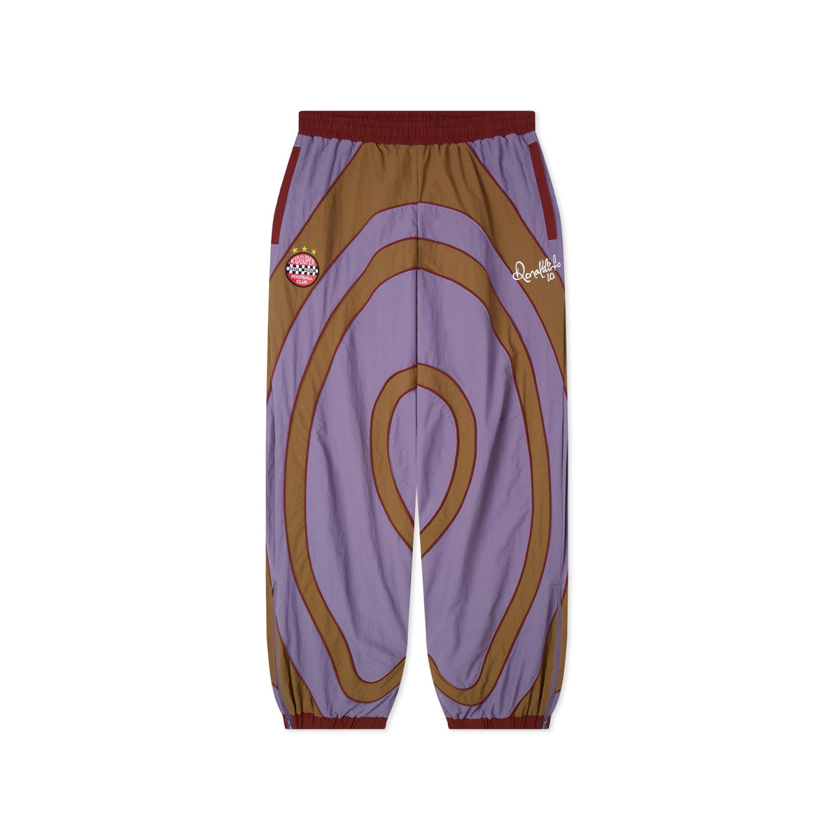 [Brown-Blue-Red] Ronaldinho x KidSuper Windbreaker Pant
