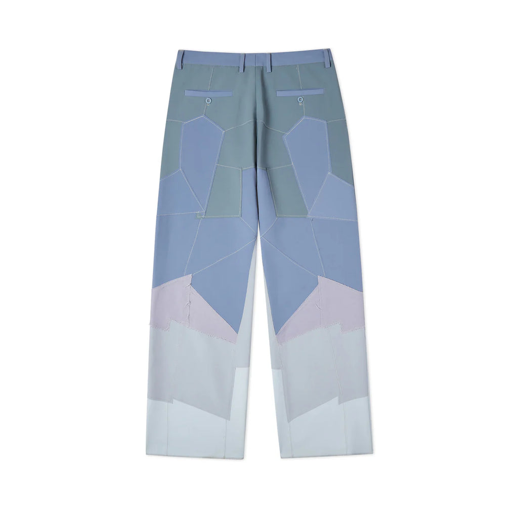 [Blue] Patchwork Gradient Suit Bottom