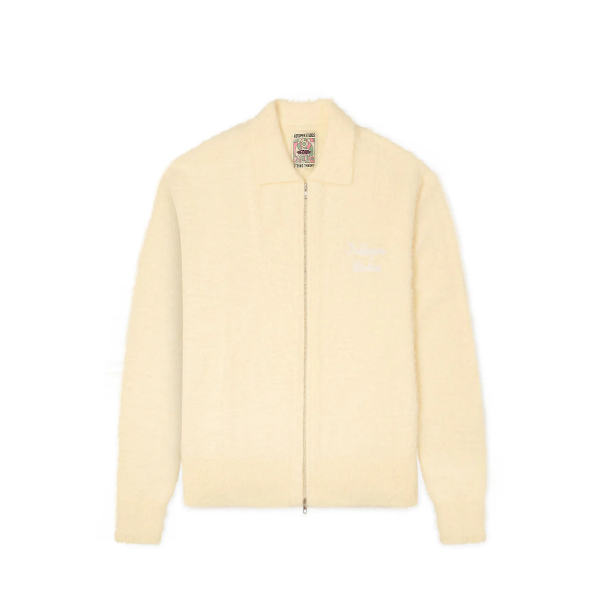 [Cream] Fuzzy Zip Up