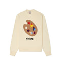 [Cream/Natural] Paint Palette Knit Sweater