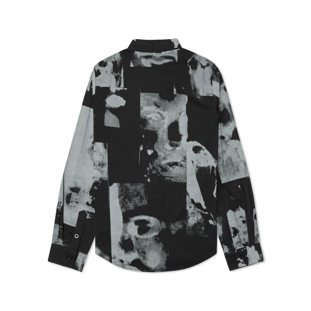 [Black] Collage Faces Button down SHIRT