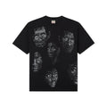 [Black] Embellished Faces Tee