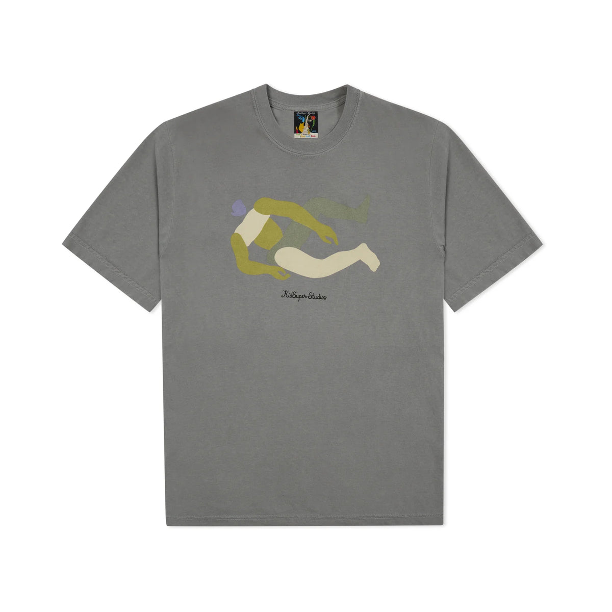 [GREY] LOUNGING PERSON TEE