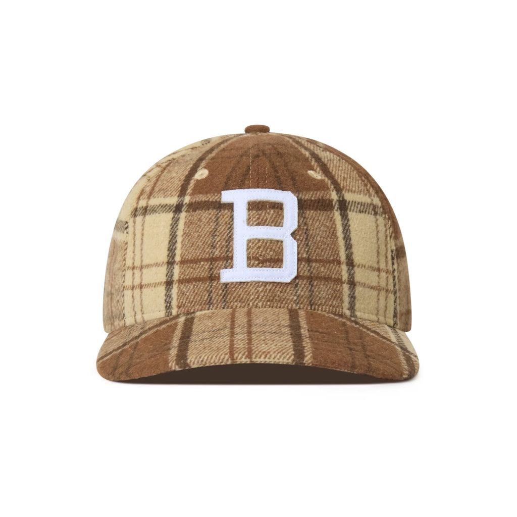 [Brown] BROOKLYN NETS X KIDSUPER Brooklyn "B" Plaid Hat