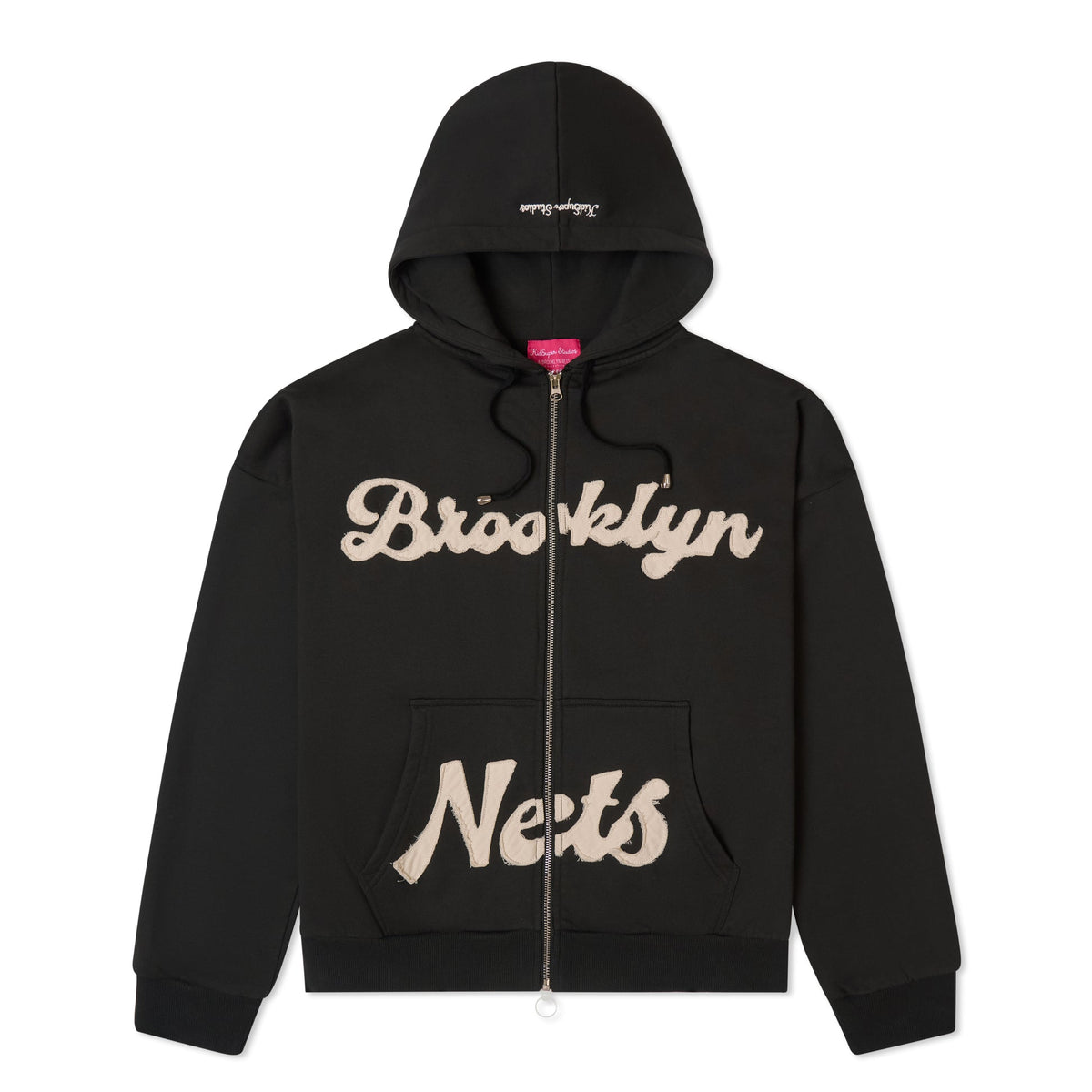 [BLACK] BROOKLYN NETS X KidSuper Brooklyn Zip Hoodie