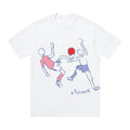 [WHITE] Men's Soccer Dance Graphic Tee