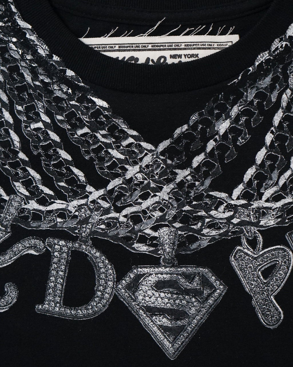 [BLACK] Richard Kauli x Kidsuper Chain Tee