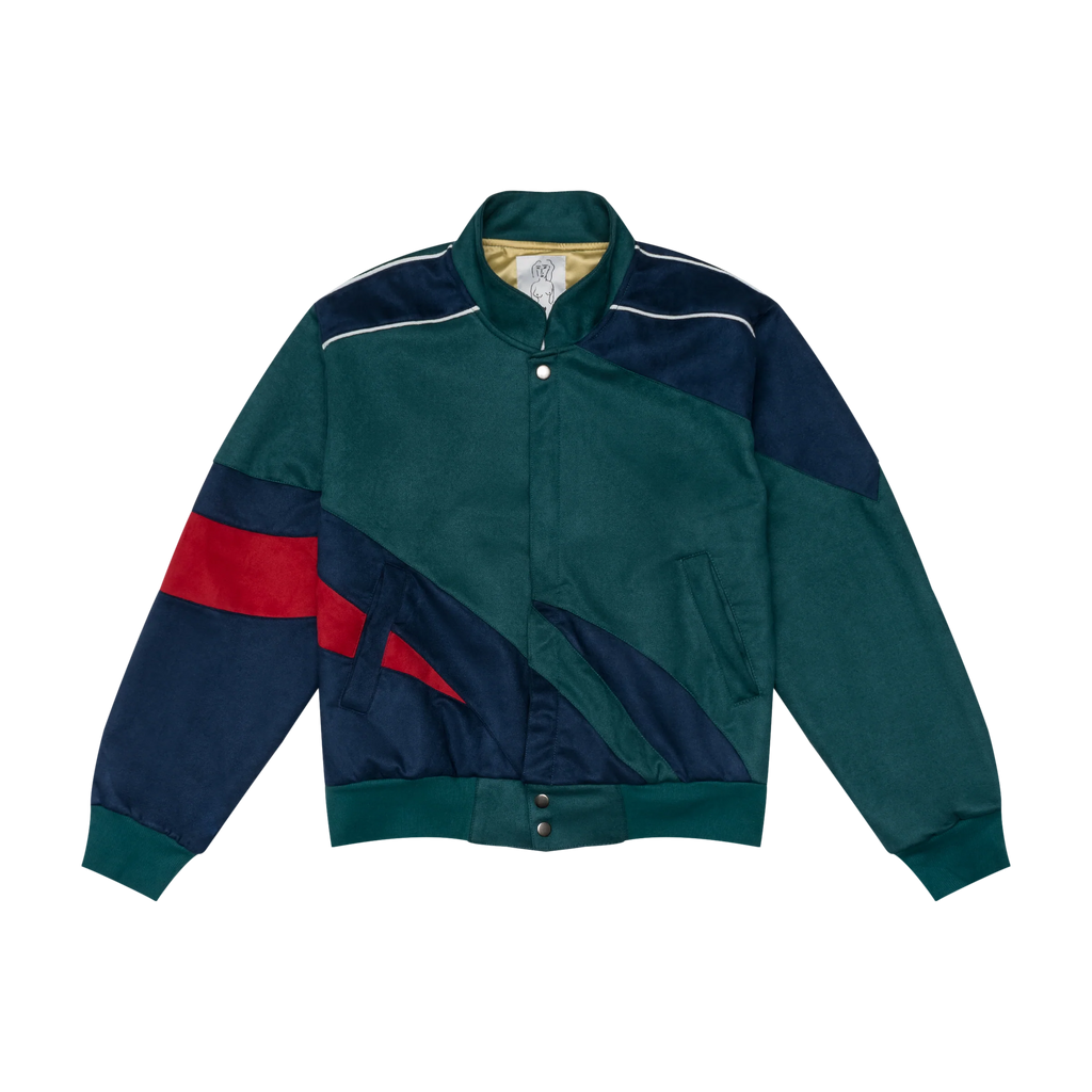 [GREEN-Multi] SUEDE PORTRAIT JACKET