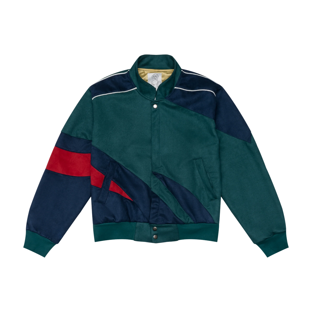 [GREEN-Multi] SUEDE PORTRAIT JACKET