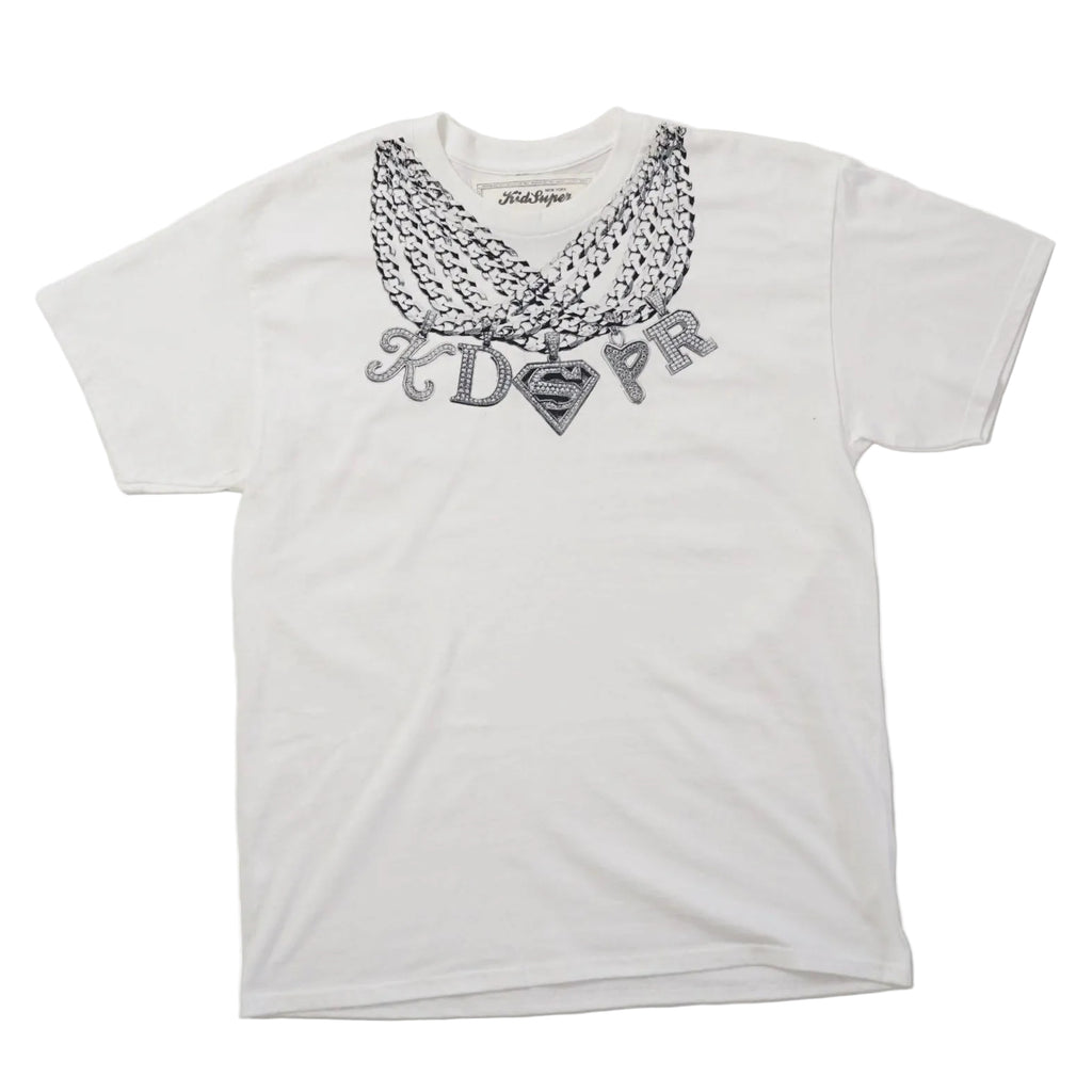 [WHITE] Richard Kauli x Kidsuper Chain Tee