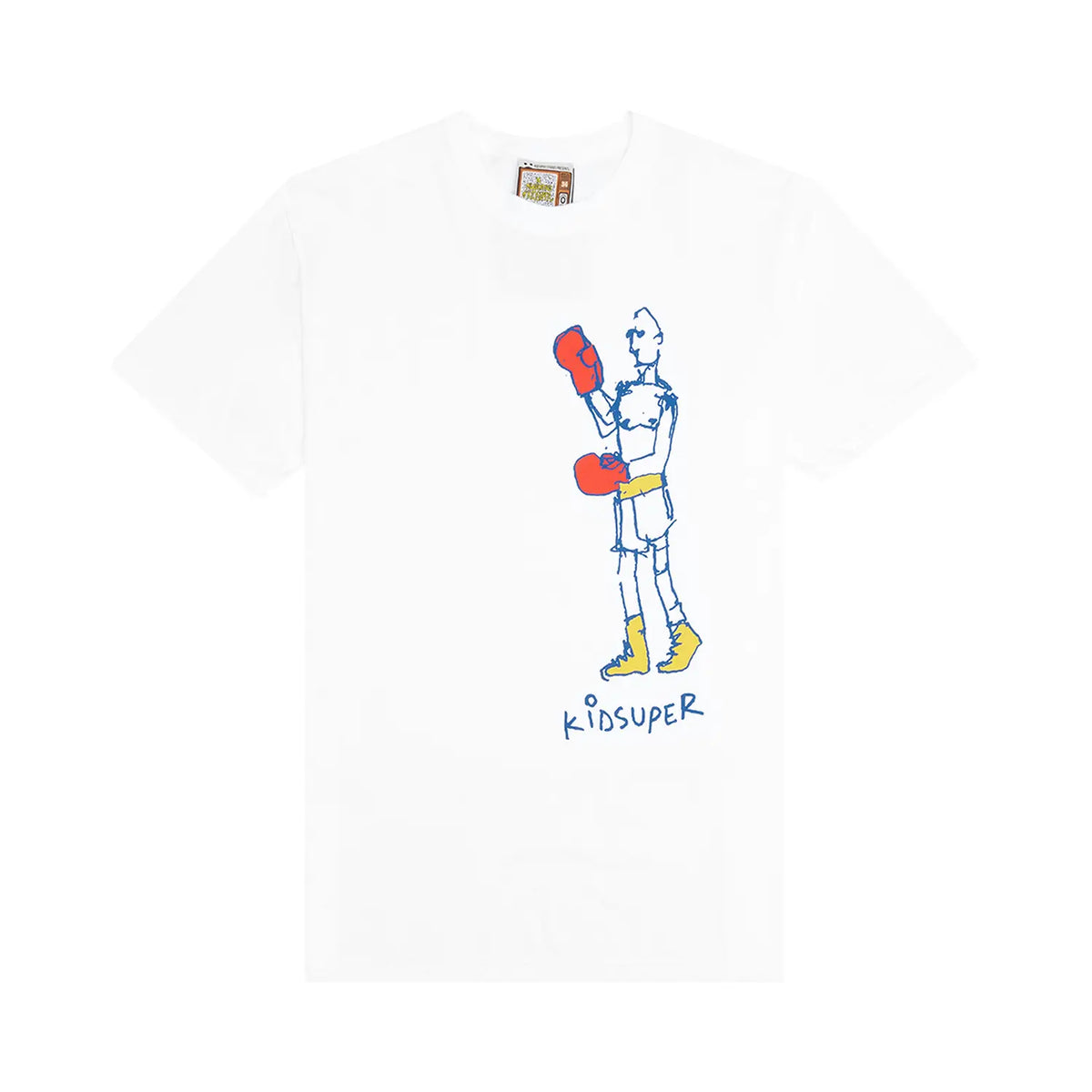 [WHITE] Men Boxing Tee