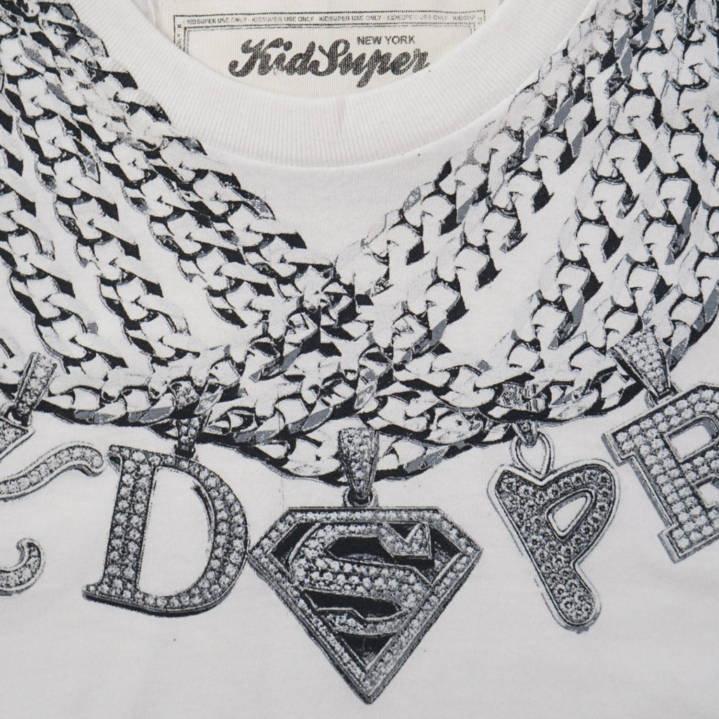 [WHITE] Richard Kauli x Kidsuper Chain Tee