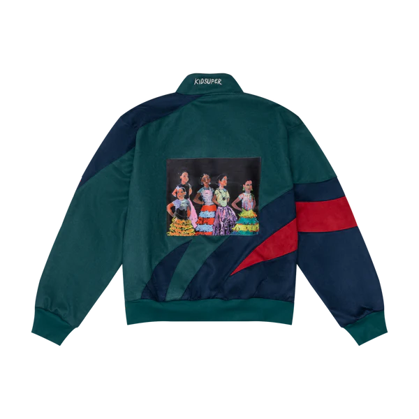 [GREEN-Multi] SUEDE PORTRAIT JACKET