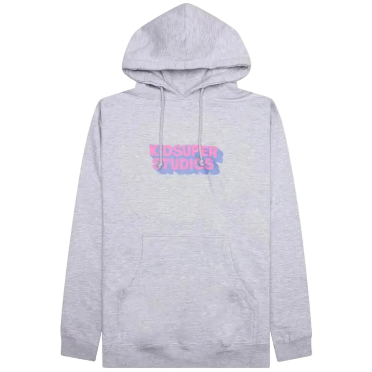 [Grey-Pink-Purple] Logo Hoodie
