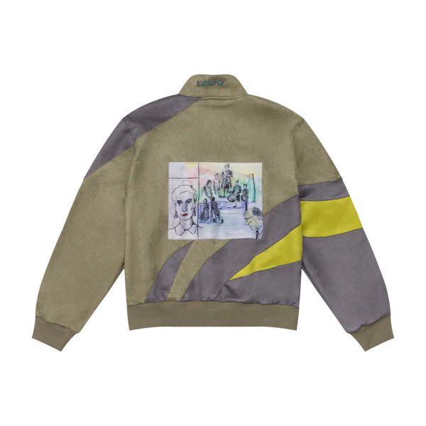 [Green-Multi]SUEDE PORTRAIT JACKET