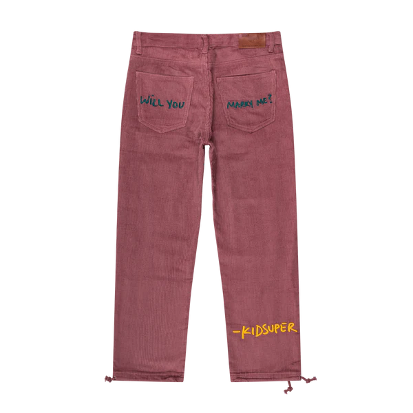 [Purple-PLUM] WILL YOU MARRY ME CORD PANT