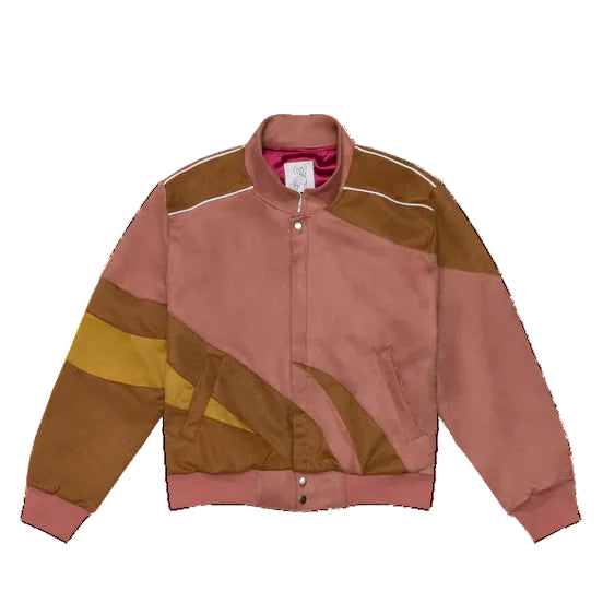 [Salmon-Tan] SUEDE PORTRAIT JACKET