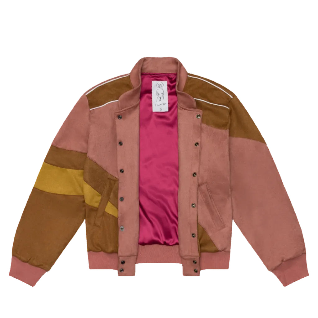 [Salmon-Tan] SUEDE PORTRAIT JACKET