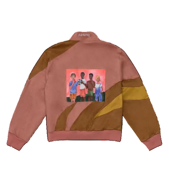[Salmon-Tan] SUEDE PORTRAIT JACKET