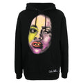 [Black] Face lady Graphic-print drawstring hoodie