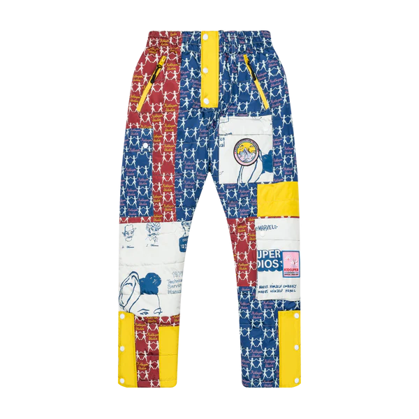 [BLUE-RED-YELLOW Pocket] ADVENTURER SKI/SPACE SUIT BOTTOM