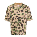 [BROWN] FACE CAMO TEE
