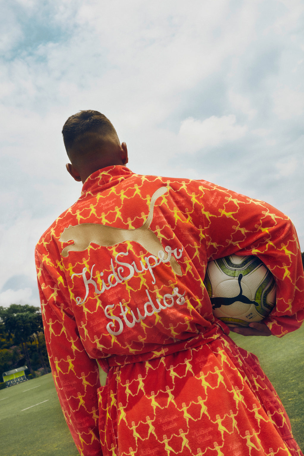 [Red-Yellow] Puma x KidSuper Bathrobe