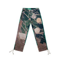 [GREEN-BROWN] Topographic Drawstring Trousers