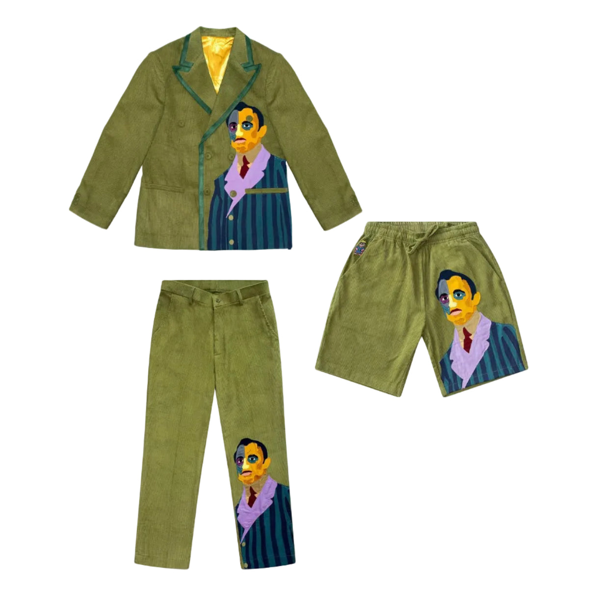 [GREEN] Sir Corduroy Suit TOP