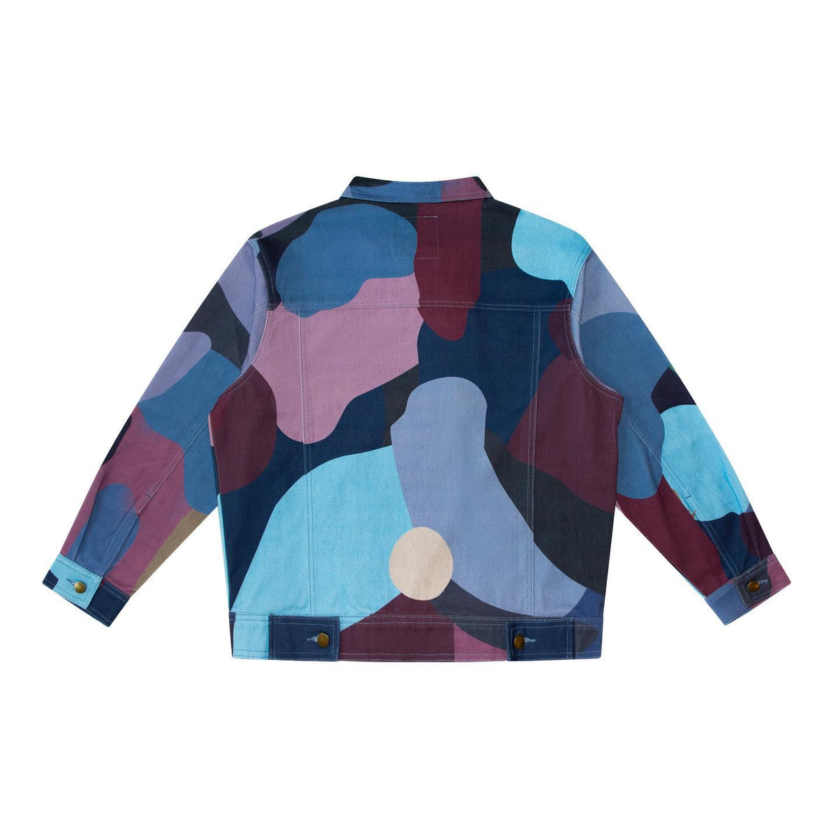 [Blue-Purple] Men's Denim Kissing Jacket