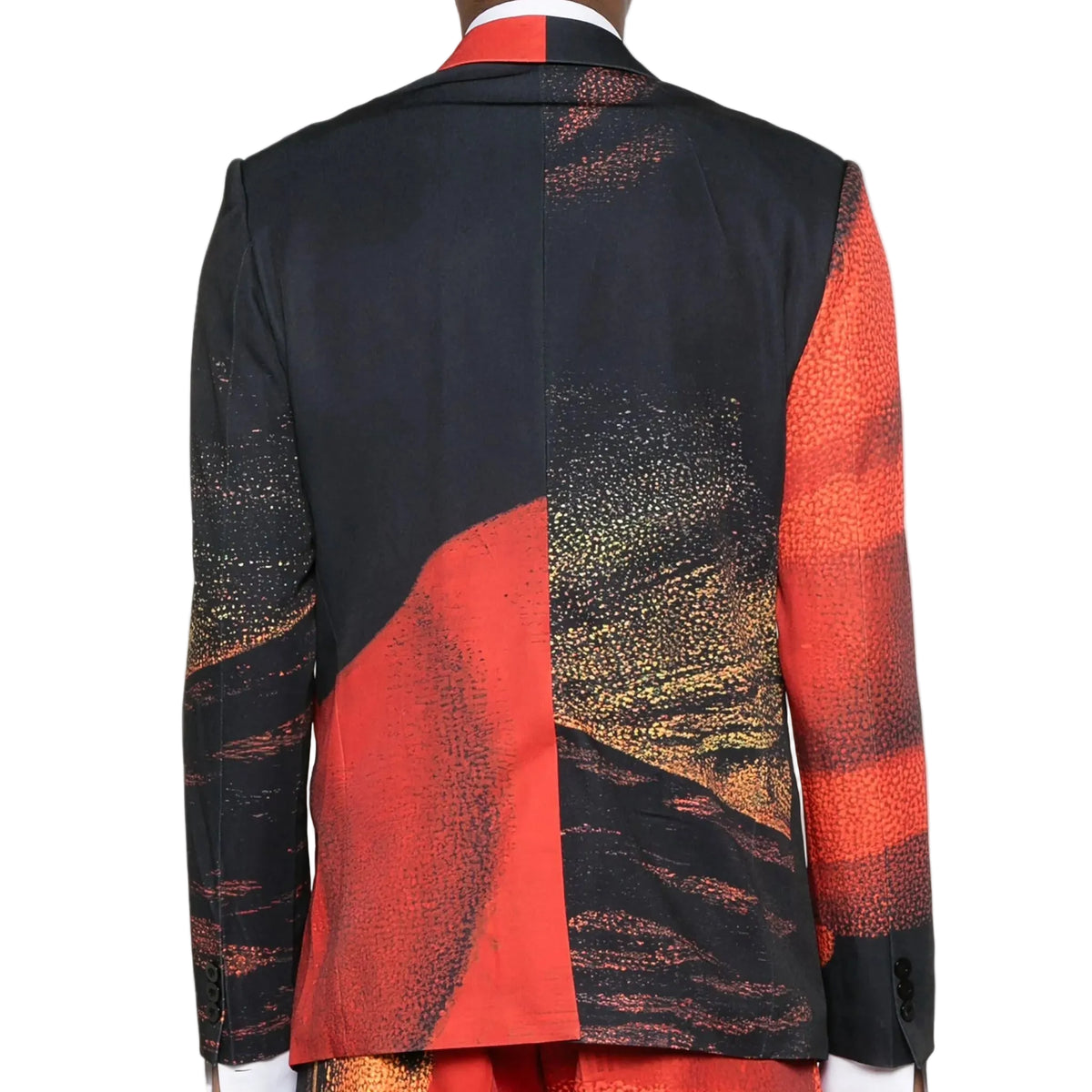 [RED-BLACK] Spiraling Man Suit Top
