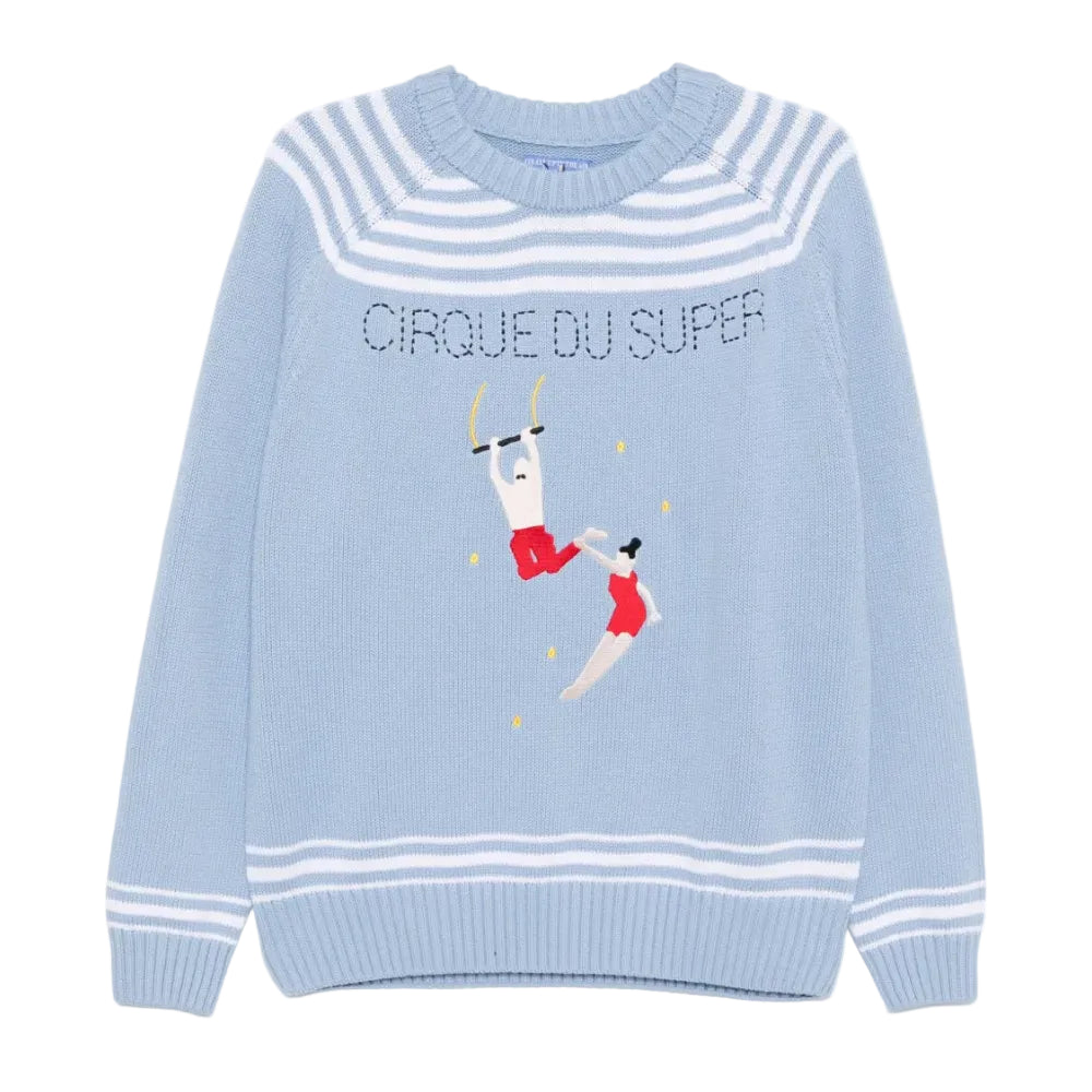 [BLUE] Cirque x Kidsuper: Cirque Du Super Sweater