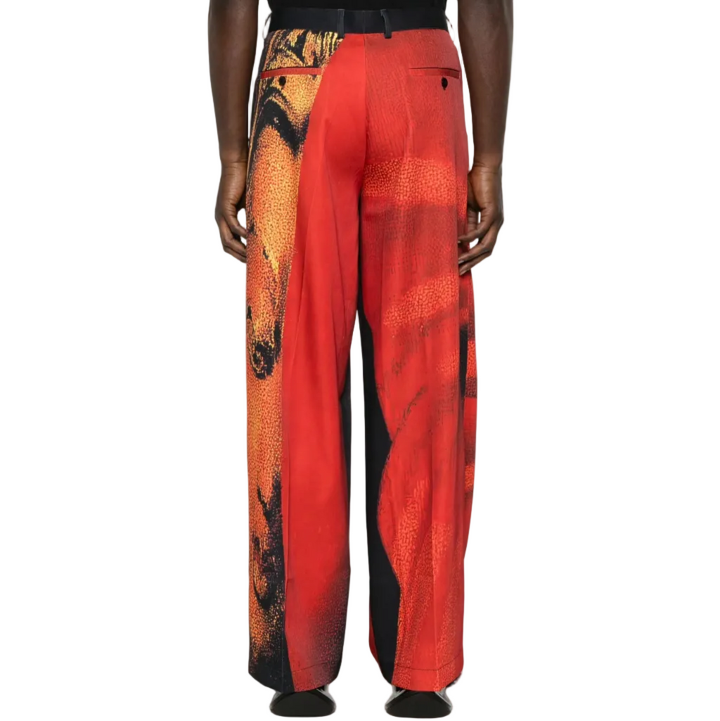 [RED-BLACK] Spiraling Man Suit Bottom