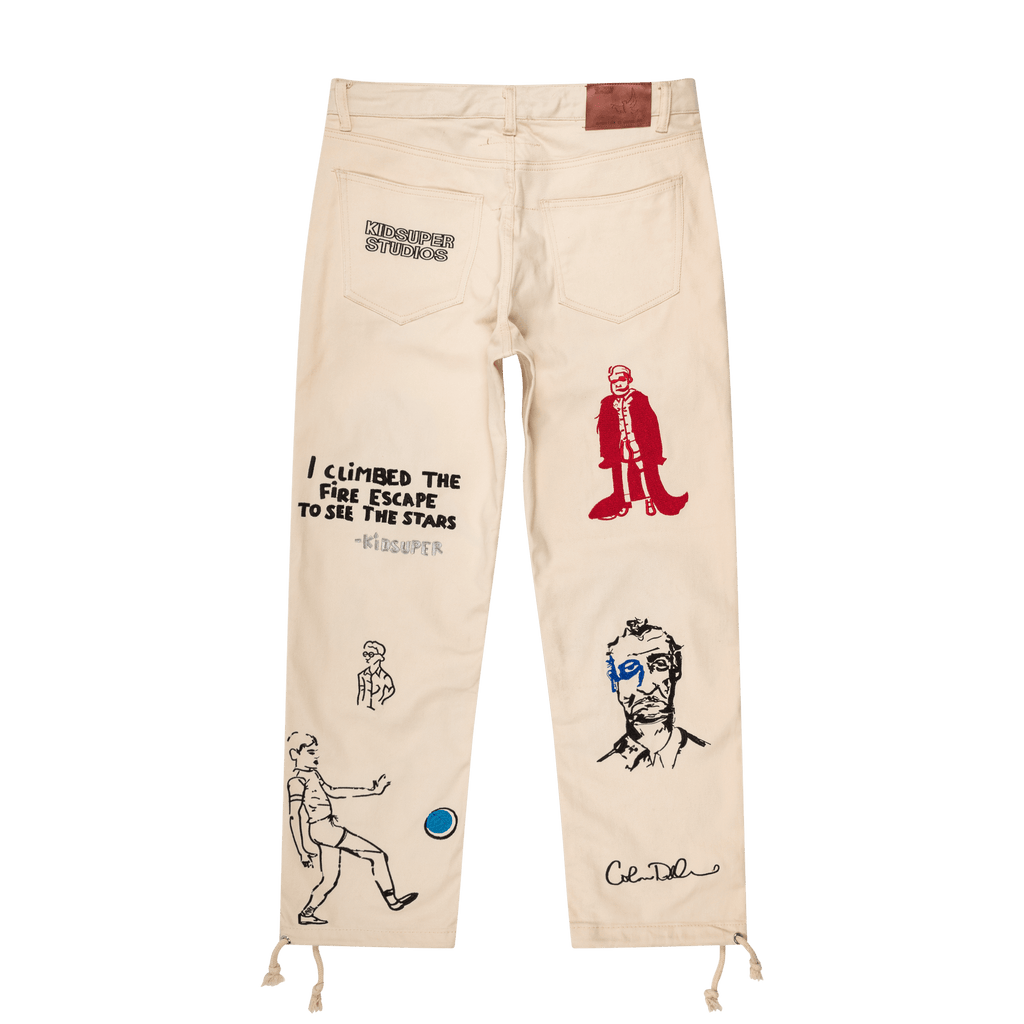 [WHITE] ARTWORK PANT
