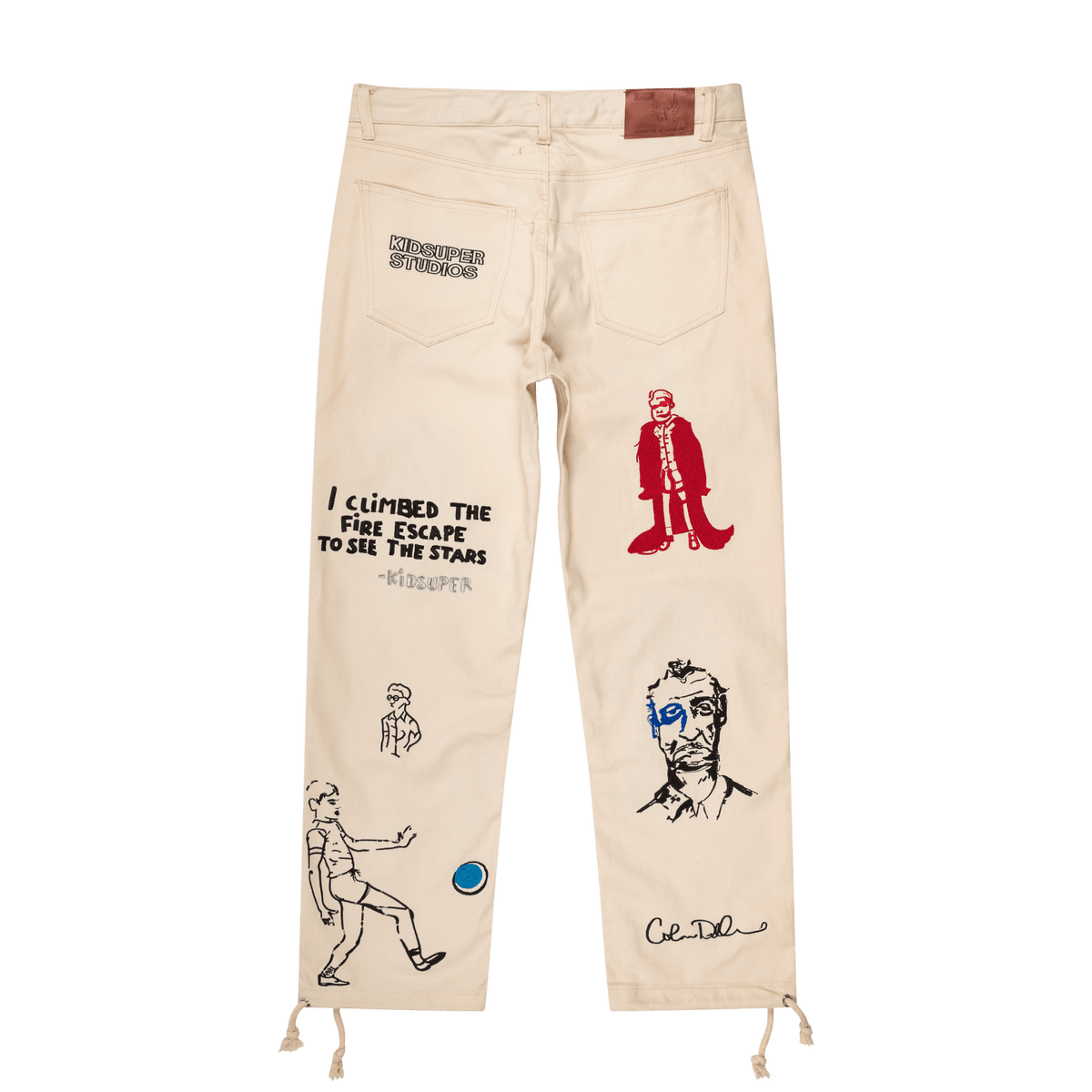 [WHITE] ARTWORK PANT