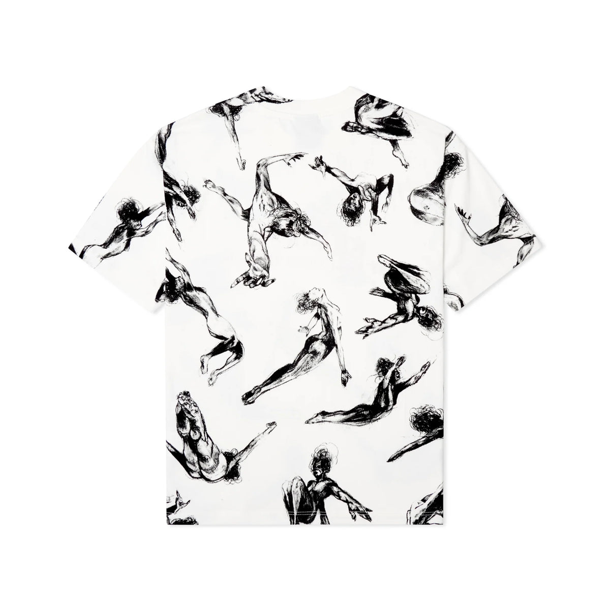 [WHITE] Trapeze Women all over print shirt