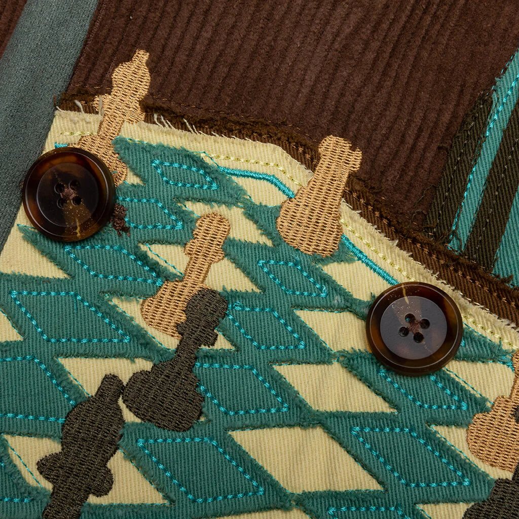 [BROWN] Chess not Checkers Cord SUIT TOP