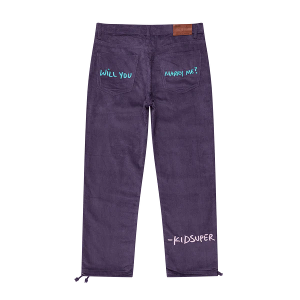 [PURPLE] WILL YOU MARRY ME CORD PANT